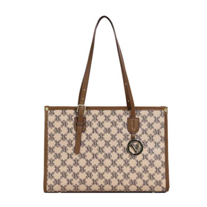 Wholesale Women's Bags Stylish Printed Letters Textured Hand-held Tote Bags for Women JDC-SD-CB024