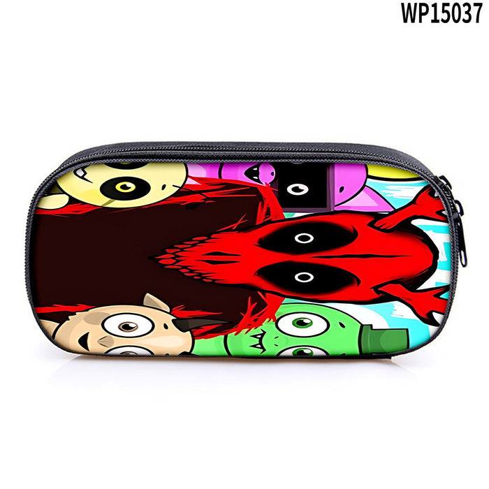 Wholesale Student Pencil Case Large Capacity Stationery Storage Bag Pencil Bag Oxford Material