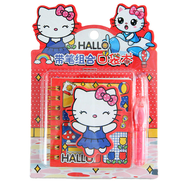 Wholesale 2pcs Mini Notebook Set — Cartoon-Themed Pocket Diary &  Ballpoint Pen Combo