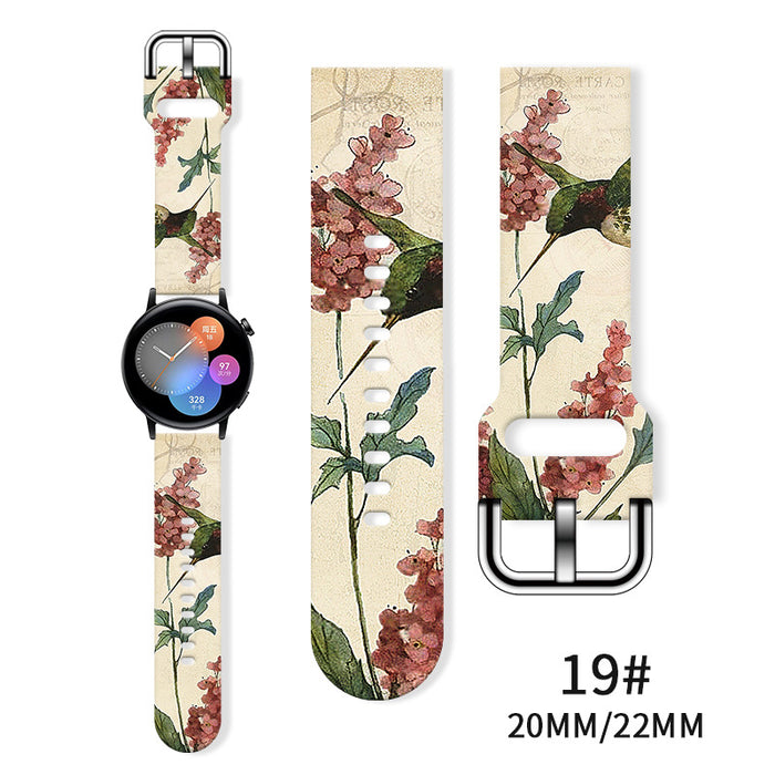 Wholesale Printed  Tpu Watch Strap Wrist Strap JDC-WD-NuoQi085