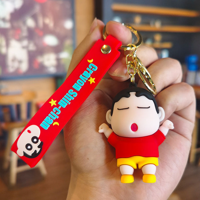 Wholesale Cartoon Silicone Doll Keychain JDC-KC-Tingm282