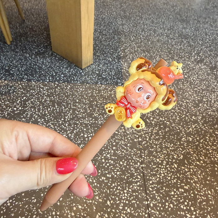 Wholesale Cute and creative cartoon push-button ballpoint pen