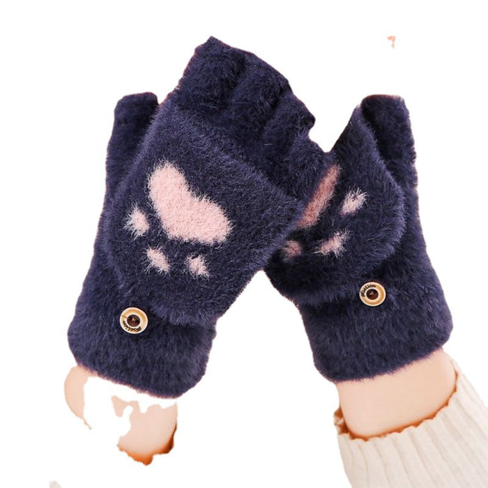 Wholesale  Cute Cartoon Cat Paw Gloves