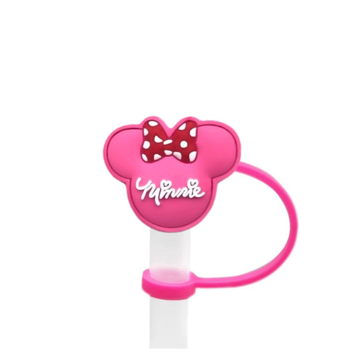 Wholesale Cute cartoon straw cap 8/10mm creative personality water cup straw stopper straw dust cover spot wholesale