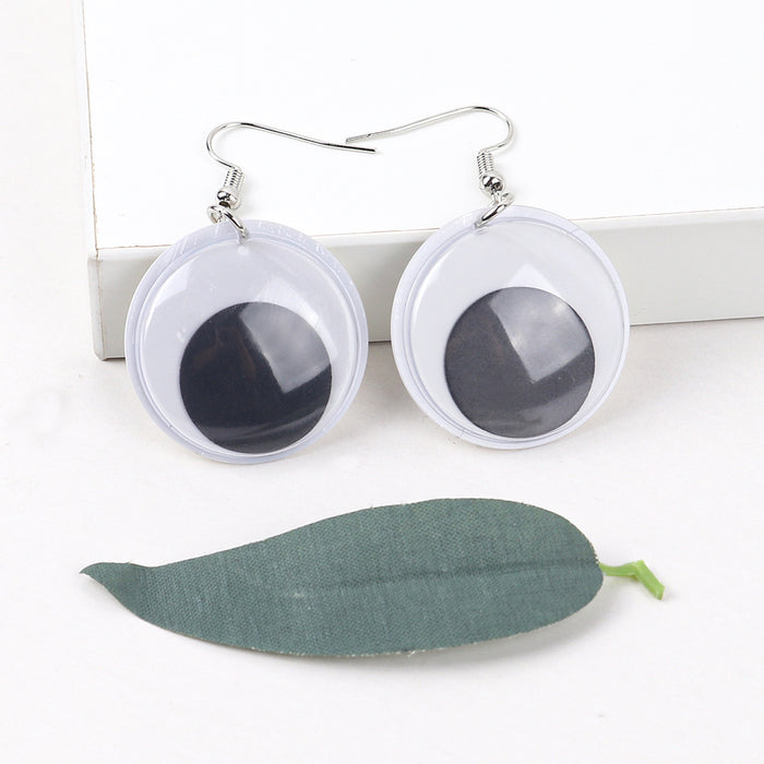 Wholesale Halloween Weird Party Eyes Plastic Earrings JDC-ES-ChouD014