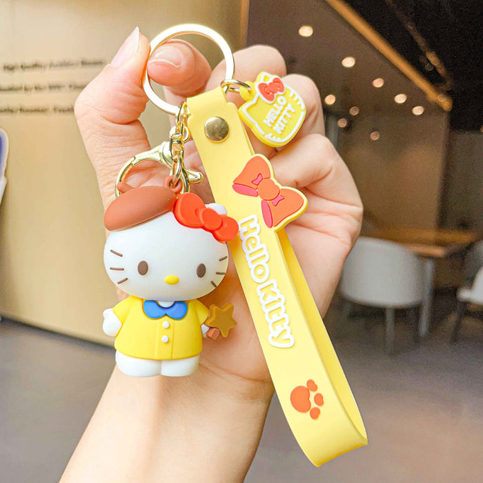 Wholesale PVC Cartoon Doll Keychain JDC-KC-LeZi029