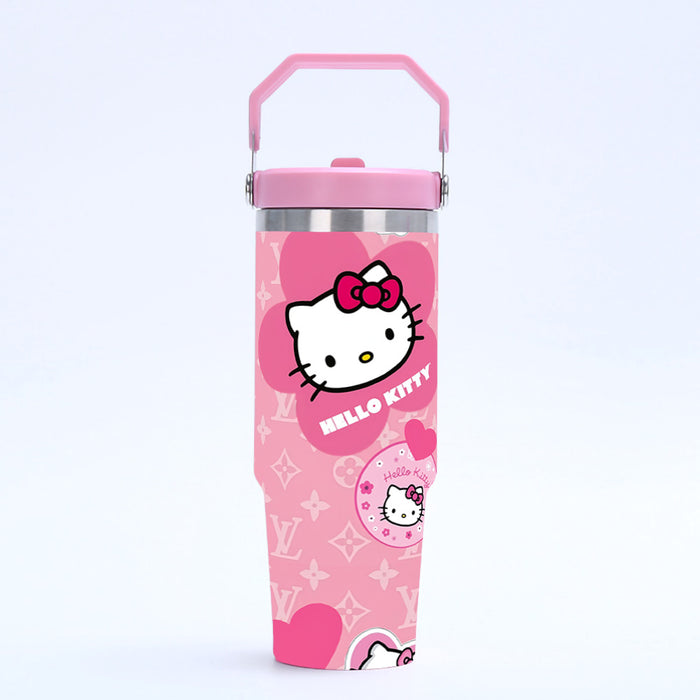 Wholesale Tumbler 30oz Cute Cartoon Stainless Steel Vacuum Travel Portable Ice Bullies Cup