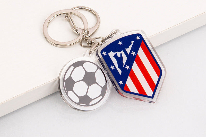 Wholesale Acrylic Keychain with Badge Fashion Accessory for Fans