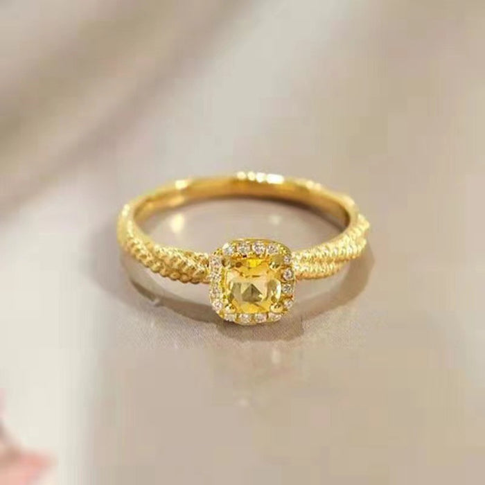 Wholesale Diamond ring niche design ring jewelry