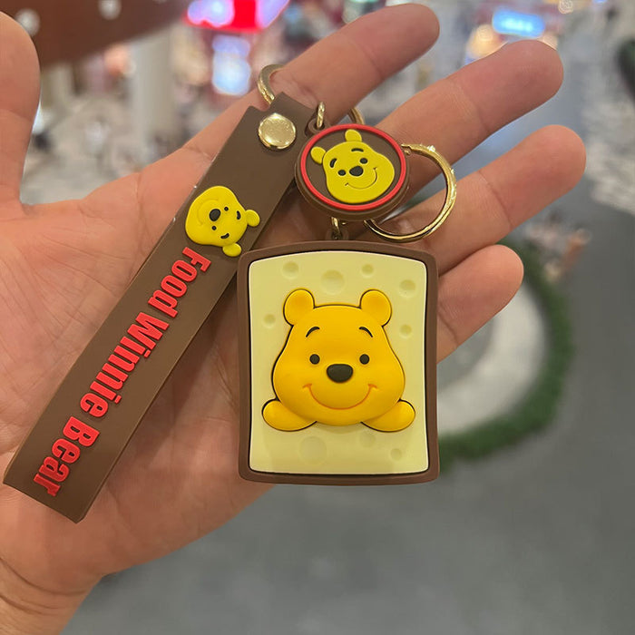 Wholesale Bear Cartoon Dolls PVC Keychains JDC-KC-MiaoY071