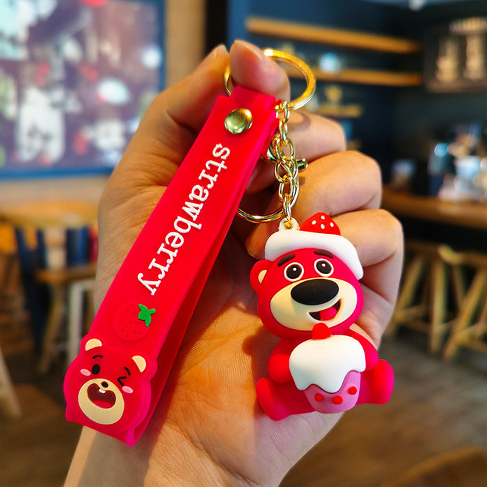 Wholesale Cartoon Doll Silicone Keychain JDC-KC-Tingm129