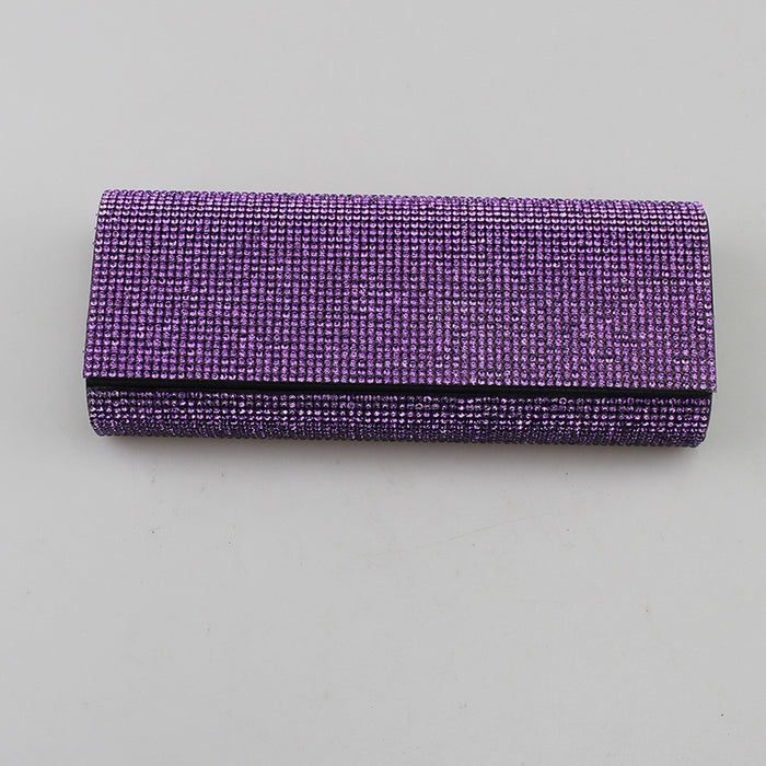 Wholesale Rhinestone Studded Black Eyeglasses Case Decorative Glasses Holder For Everyday Use Gift