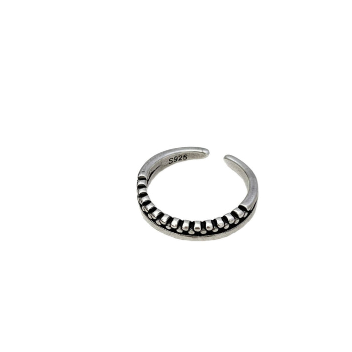 Wholesale High end ring, simple and versatile, personalized retro fashion, unique tooth pattern ring for women