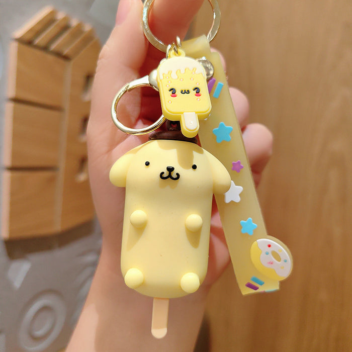 Wholesale PVC Cartoon Popsicle Keychain JDC-KC-Aile013