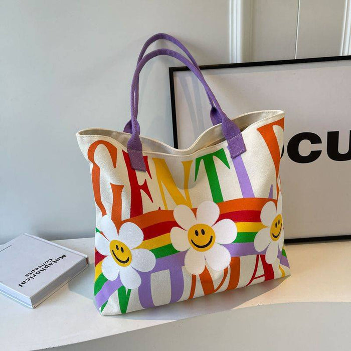 Wholesale Minimalist and spacious canvas tote bag