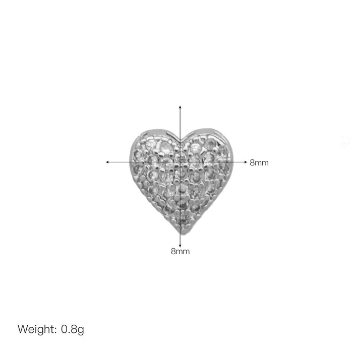 Wholesale Zircon Bubble Letter White Gold Pendant Necklace Women' s Clavicle Chain