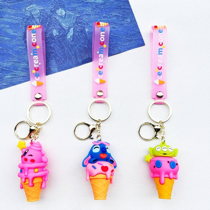 Wholesale PVC Cartoon Doll Keychain JDC-KC-WuYi019