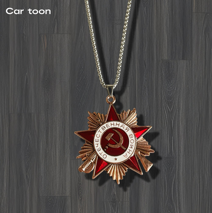 Wholesale Necklace, sickle, brooch, commemorative medal, student book, packaging decoration, metal badge