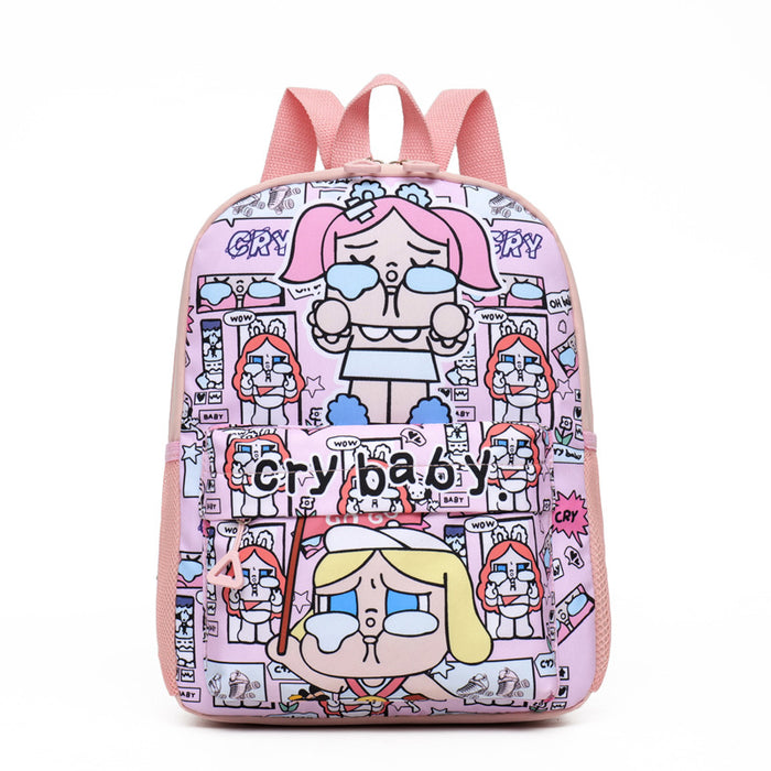 Wholesale Backpack Children' s Cry Baby Ultra Light Large Capacity Backpack Kindergarten Cute Schoolbag