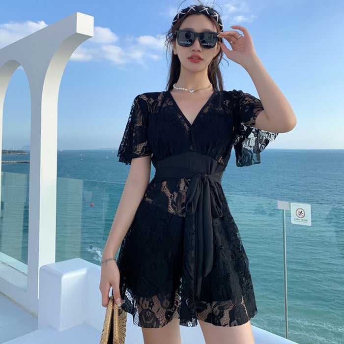 Wholesale Swimsuit Split Three Piece Set Sexy Conservative Hoodie