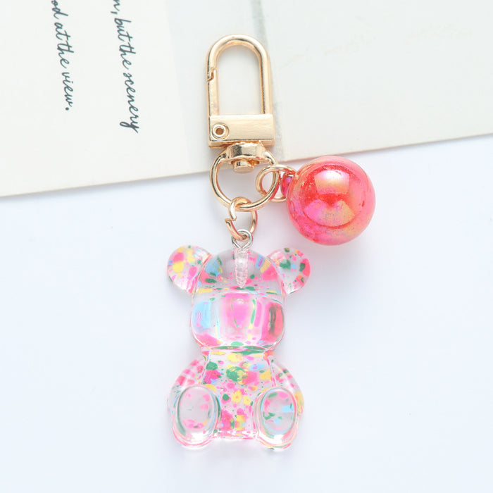 Wholesale  Soft and Cute  Keychain Pendant  Crystal Pearl  Bag Pendant