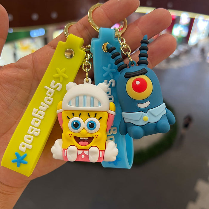 Wholesale SpongeBob SquarePants PVC Keychains JDC-KC-MiaoY070