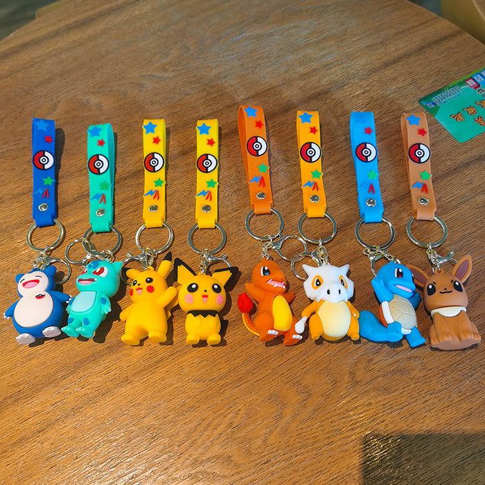 Wholesale Cartoon Doll Silicone Keychain JDC-KC-Tingm237