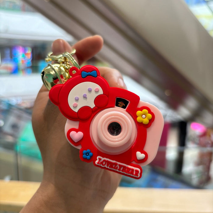 Wholesale Cartoon Plastic Projection Camera Keychain JDC-KC-PengYu008