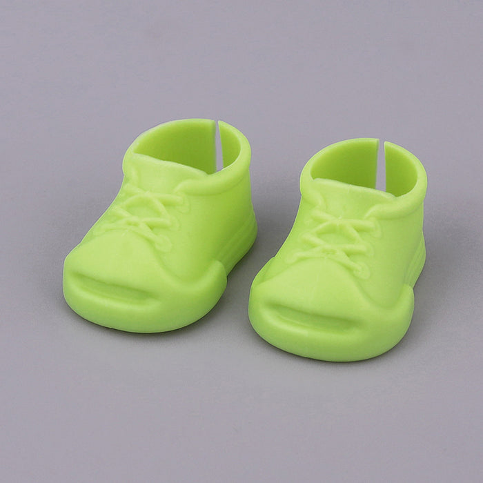 Wholesale Shoes suitable for 17 cm doll shoes sneakers universal cotton doll