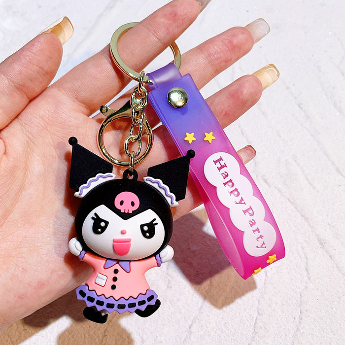 Wholesale Halloween Cartoon Silicone Doll Keychain JDC-KC-QiChao055