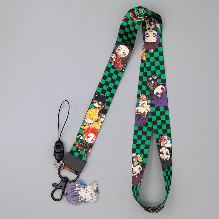 Wholesale Cartoon Lanyard Keychains Removable Wrist Strap