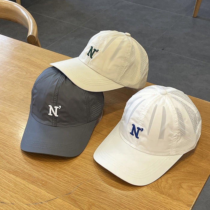 Wholesale Quick drying hat, sun hat, duckbill hat, outdoor fishing, wide brim, thin baseball sun hat