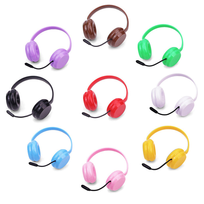 Wholesale Headset for dolls,  headphones,  shoes,  universal 17CM doll accessories,  dress-up accessories