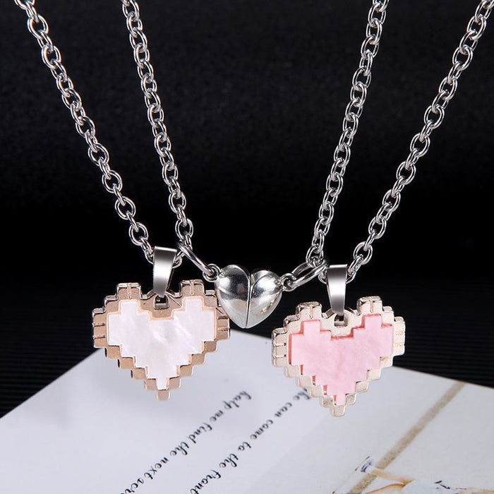 Wholesale Necklace men's and women's magnetic suction fashionable niche versatile pendant