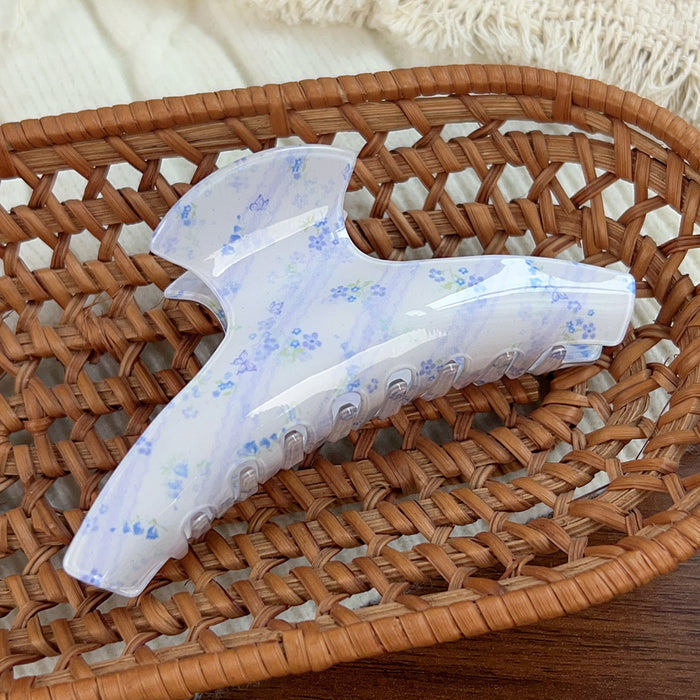 Wholesale PVC Plaid Claw Hair Clip - Retro Fashion Accessory