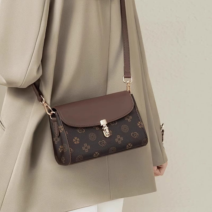 Wholesale Textured Versatile Women' s Bag Retro Printed Bag Women' s Square Bag