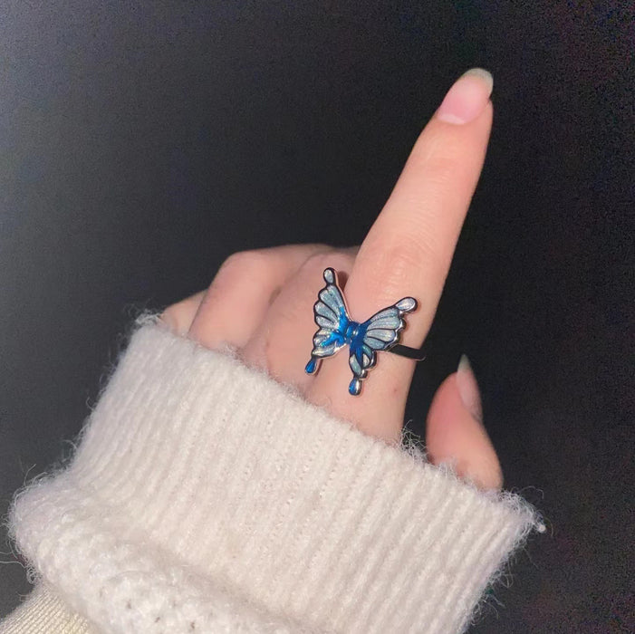 Wholesale utterfly Opening Ring for Women