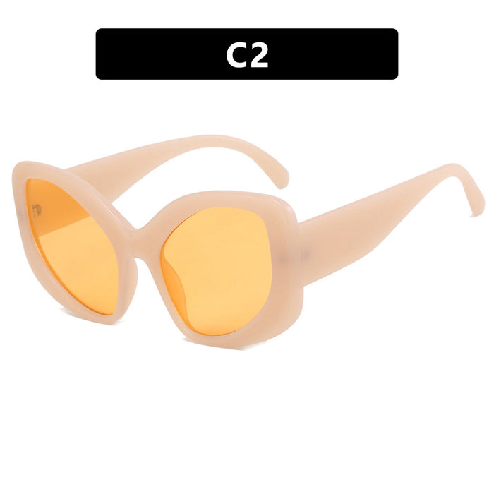 Wholesale Large Frame PC Sunglasses for Women JDC-SG-PLS152