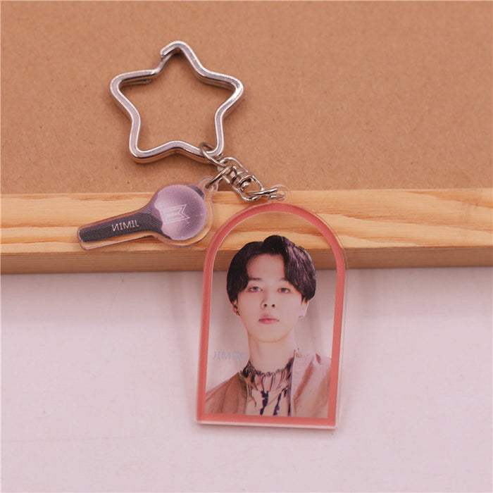 Wholesale Creative KPOP Acrylic Keychain JDC-KC-SuBo004