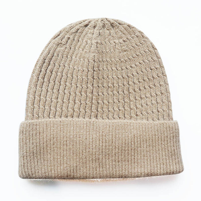 Wholesale Acrylic Solid Color Knitted Beanie Hat JDC-FH-LvH012