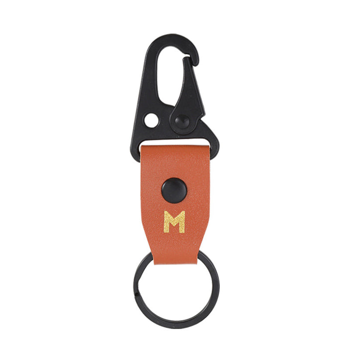 Wholesale Vintage Cow Pattern Leather Letter Keychain JDC-KC-YiTian009