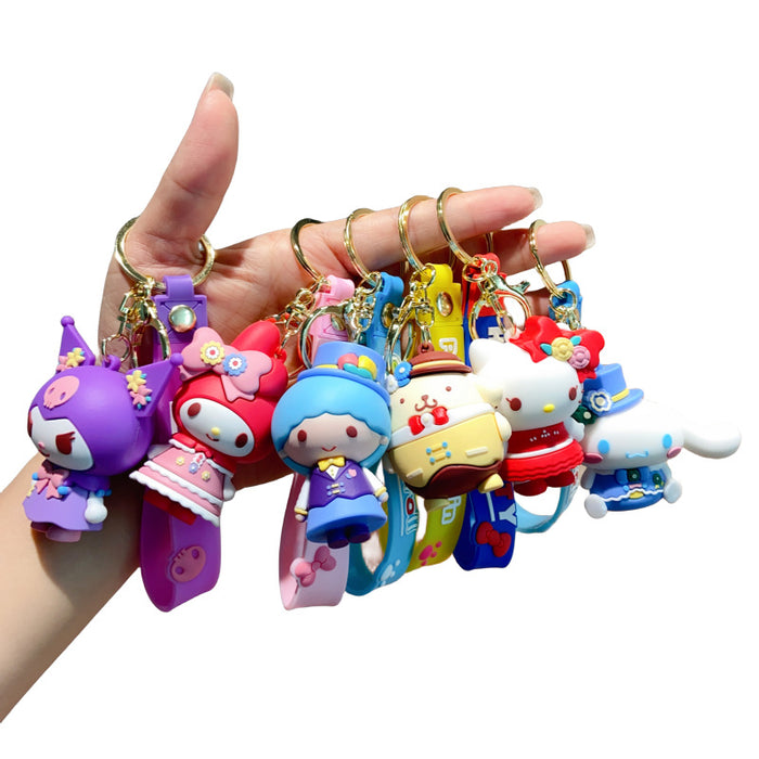 Wholesale PVC Cartoon Doll Keychain JDC-KC-Yid012