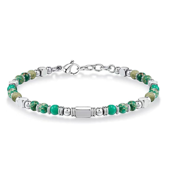 Wholesale Pine Nets Purple Emperor Pine Bracelet Adjustable Stainless Steel Bead Bracelet Unisex