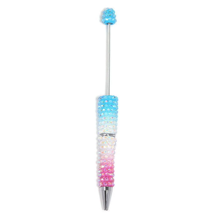Wholesale New full diamond bead pen fashionable high value gradient bead pen DIY creative handmade diamond bead pen
