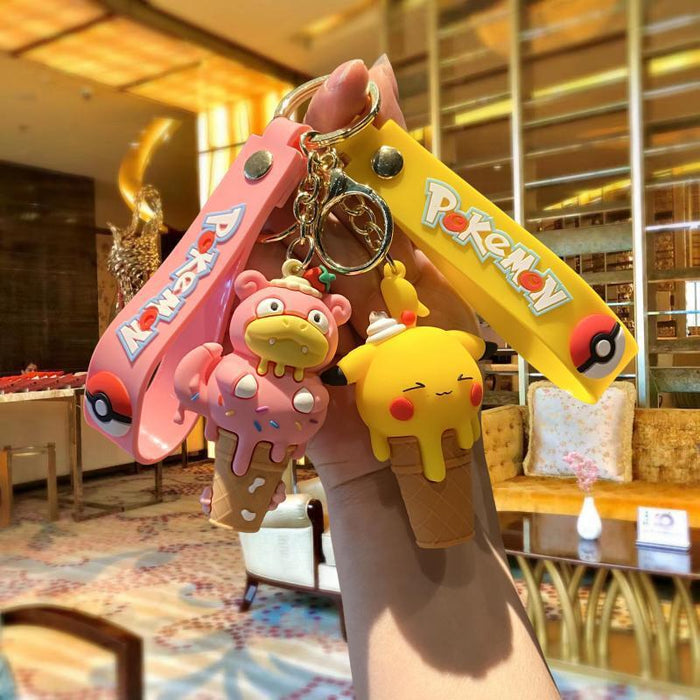 Wholesale Cartoon Doll Silicone Keychain JDC-KC-MingT258