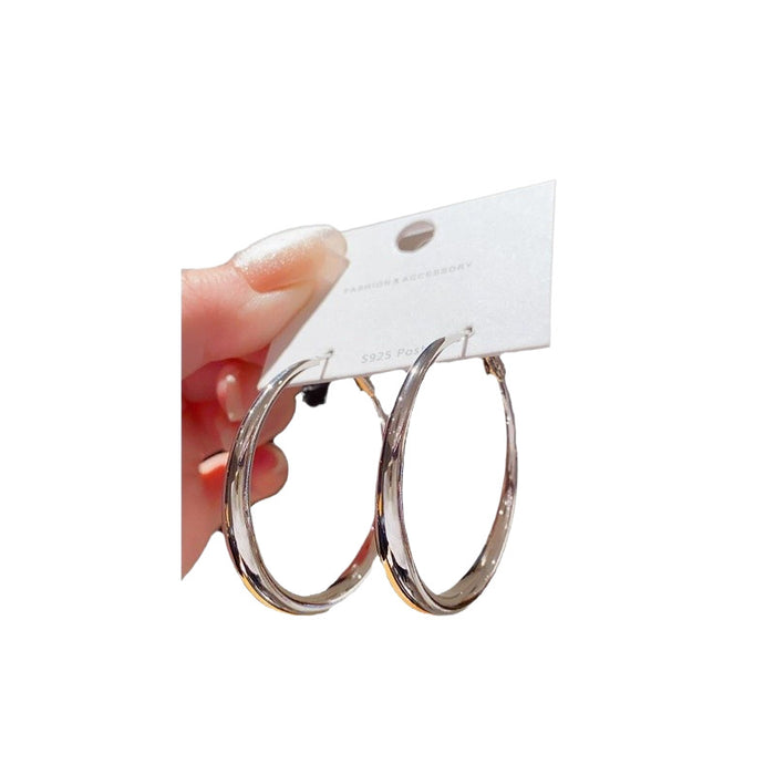 Wholesale Circle Earrings Women's Exaggerated Simple Cold Wind Earrings Niche