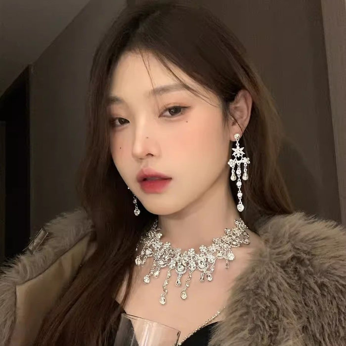 Wholesale Necklace Summer Clavicle Chain Bridal Wedding Dress Exaggerated Accessories