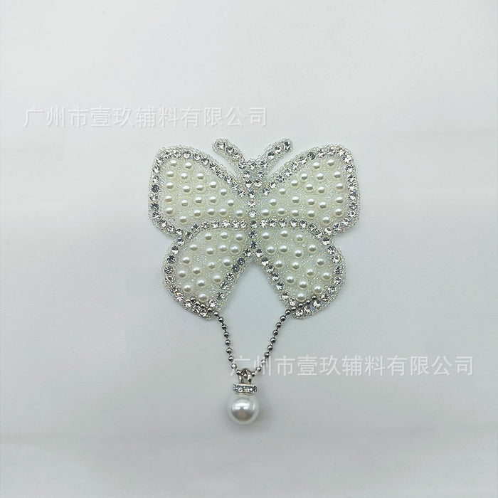 Wholesale DIY Rhinestone Bow Clothing Accessories and Pendants