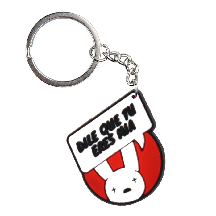 Wholesale 10PCS Cartoon key chain PVC car key pendant  mobile phone pendant