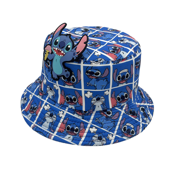 Wholesale New Graffiti Black Cartoon Printing Adult Bucket Hat JDC-FH-AXing029